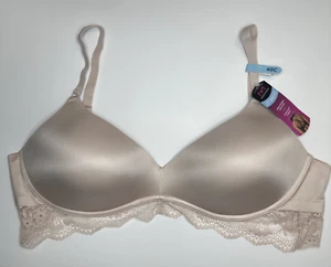 Reggiseno senza fili Maidenform Love the Lift Your Lift DM1196 rosa sabbia 40C nuovo - Foto 1 di 7