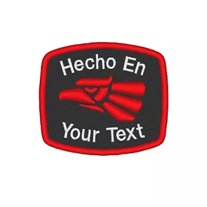 Custom Embroidered Hecho En Mexico Patch Motorcycle Biker Badge Patches - Picture 1 of 12