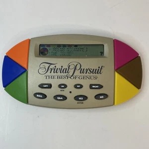 Trivial Pursuit The Best of Genus Electronic Handheld Portable Game 1997 Works - Picture 1 of 8