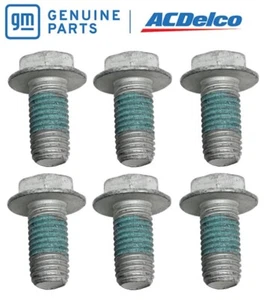 Genuine GM 11569956 OEM Flywheel Bolts for LS Based Engines LS1 LS2 LS3 Set of 6 - Picture 1 of 3