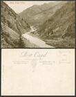 India Old Postcard SHOR Pangi Valley, River Scene Mountains Himachal Pradesh GTC