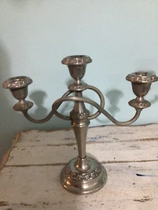 vintage epns 3 arm candelabra - Picture 1 of 7