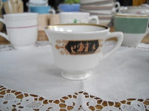 Taza Demitasse Antigua Siracusa China DIOSES GRIEGOS GRIEGOS ~ - Imagen 1 de 5