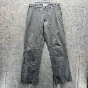 Armani Jeans Men 32 Adult Grey Denim Pants Outdoor Straight Cotton Canvas Vtg - Picture 1 of 11