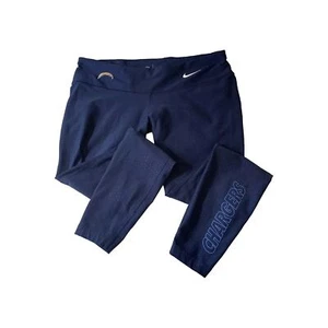 Nike Women's San Diego Chargers Stadium Legend 2.0 Leggings NAVY/WHITE - XLARGE - Picture 1 of 11