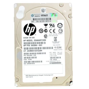 HP EG0600FCVBK 600Gb 10 000Rpm SAS II 2.5'' Pouces 693569-003 - Afbeelding 1 van 5