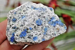 K2 Jaspis rohe Brocken, K2 Granitazurit, Kristallprobe, Chakra-Gitter - Bild 1 von 4