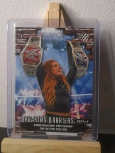 2020 Becky Lynch Topps Women's Division WWE Breaking Barriers Insert BB-10 - Picture 1 of 1