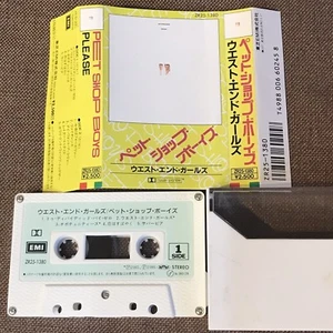 PET SHOP BOYS Please JAPAN CASSETTE ZR25-1380 w/PS(flap intact). No INSERT FreeS - Picture 1 of 5