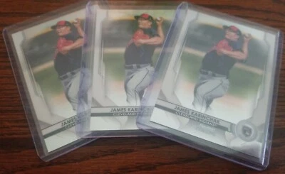 📈WILD THING Bowman Sterling 2020 JAMES KARINCHAK  Chrome BSR-61 Indians RC 🔥🔥 - Image 1 of 3