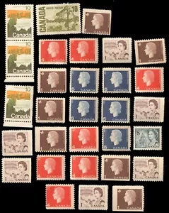 CANADA Mixed Lot of MINT MNH Definitive Postage Stamps - Picture 1 of 1