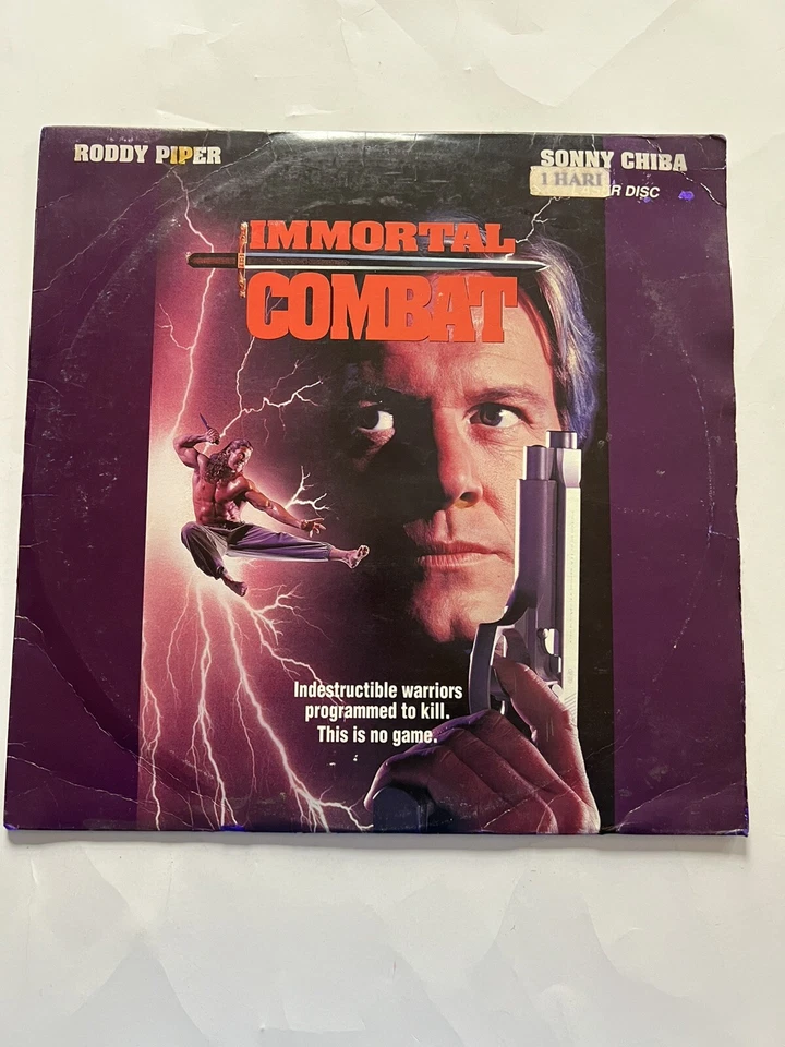 Immortal Combat - Robby Piper  - LaserDisc NTSC - 1993 Ex-rental - Imagem 1 de 3