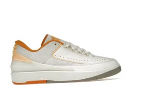 Air Jordan 2 Retro Low Sail/ Melon Tint-Light Curry New w/ Damaged Box - Picture 1 of 10