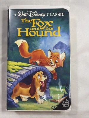 The Fox and the Hound (VHS, 1994) Black Diamond Rare Clamshell Case - Image 1 of 4