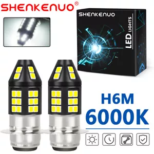 LED Headlight Bulbs For Polaris Outlaw 90 50 Sportsman 90 110 2007-2019 0453570 - Picture 1 of 16