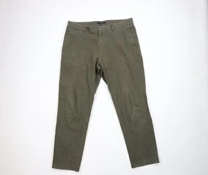 Vtg Banana Republic Mens 36x30 Faded Tapered Leg Chamois Cloth Moleskin Pants - Picture 1 of 11