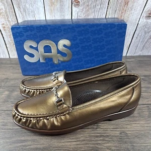 SAS Metro Bronze Slip On Loafer Women's Sz 9 M w/Box (VGC) - Picture 1 of 10