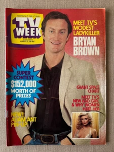 Vintage television - "Australian TV Week" Aug 1981 Adam Ant Bryan Brown - Picture 1 of 3
