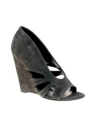 Cuñas recortadas de gamuza Elizabeth and James Stash NEGRAS $360 talla 6 Foto 1 de 4