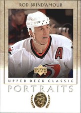 2002-03 Upper Deck Classic Portraits #18 Rod Brind'Amour Carolina Hurricanes