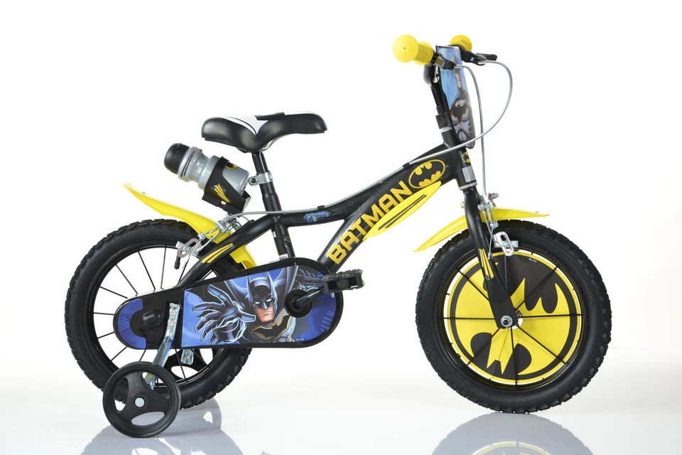 16 Zoll Batman Kinderfahrrad - Original lizenziertes Fahrrad von Dinobikes - Bild 1 von 1
