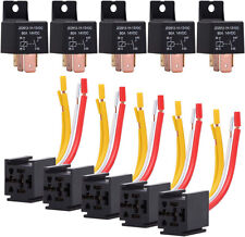 1-5 Pcs 12V Heavy Duty Relay 80A SPST 4pins DC Relay for Car Bike Boat Home Tool