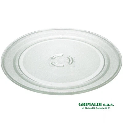 PIATTO DI VETRO PER MICROONDE ORIGINALE WHIRLPOOL 36 cm 481946678348