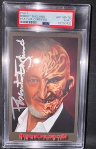 Robert Englund Signed & PSA Slabbed 4x6 Postcard 0432 - Picture 1 of 1