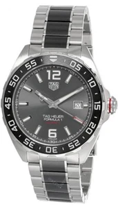 TAG HEUER Formula-1 43MM AUTO SS Anthracite Dial Ceramic Watch WAZ2011.BA0843 - Picture 1 of 4