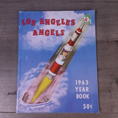 1963 Los Angeles Angels Baseball Yearbook Jim Fregosi, Dean Chance Near Mint - Image 1 of 2