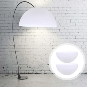 Mushroom Lamp Shade Set of 2 White PP Pendant Light for Bedroom - Picture 1 of 12