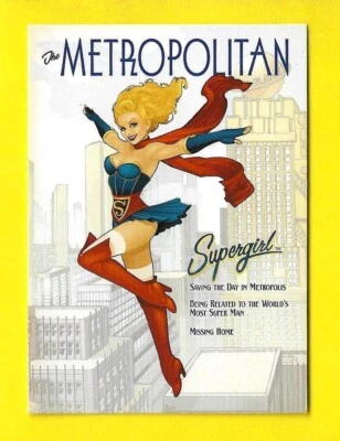 2017 Cryptozoic DC Comics Bombshells Promo P1 The Metropolitan: Supergirl - Image 1 of 3