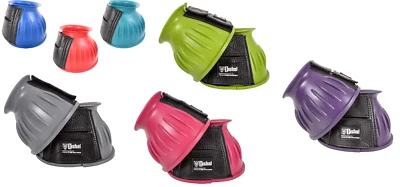 Cashel Caballo Equino Resistente Duraderas Coloridas Goma Campana Botas Azul Rojo Verde azulado Foto 1 de 4