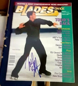Todd Eldredge 6x US Figure Skating Champion SIGNED AUTOGRAPHED Magazine COA - Picture 1 of 1