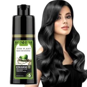 Black Shampoo Fast Hair Dye 5Minutes Organic Natural Plants Hair Darkening Color - Picture 1 of 12