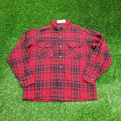 Vintage Pendleton Wool Button Shirt Womens 21x25 Tartan Plaid Boyfriend Style - Image 1 of 4