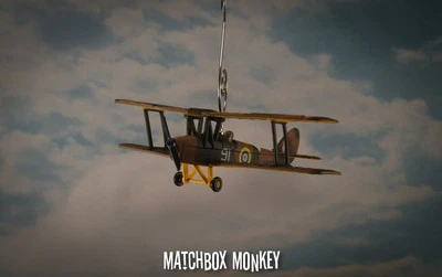 RAF Tiger Moth DH82 biplano utilería única adorno de Navidad avión avión avión real Foto 1 de 4