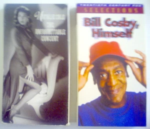 1990'S VHS VIDEOTAPES, NATALIE COLE UNFORGETTABLE CONCERT, BILL COSBY HIMSELF - Bild 1 von 3