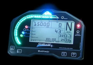 CRUSCOTTO MULTIFUNZIONE STARLANE DAVINCI-S APRILIA RSV4 DASHBOARD lap timer - Bild 1 von 1