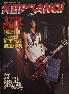 Kerrang #234 (April 15, 1989) Guns N' Roses/Tuff/Johnny Diesel/White Zombie; VG+ - Image 1 of 3