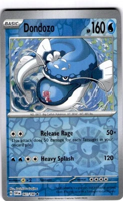 Dondozo -  (Line Holo) Rare Miscellaneous Cards & Products 061/198 NM - Image 1 of 2