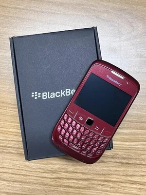 Original BlackBerry Curve 8520 -Red/Purple (Unlocked) 2G GSM Good Smartphone - Image 1 of 4