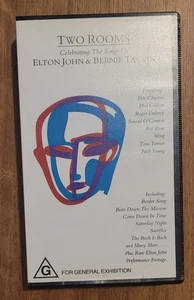 TWO ROOMS - THE SONGS OF ELTON JOHN & BERNIE TAUPIN VHS VIDEO 1991 - Picture 1 of 2