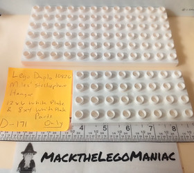 Lego Duplo 10826 White 12x6 & 8x4 Plate Parts Only Miles&rsquo; Stellosphere Hangar