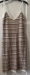 NWT Olive & Oak Knit Halter Boho Lined Dress Womens Sz XL - Picture 1 of 6