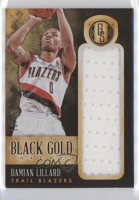 2013-14 Panini Gold Standard Black Gold Threads /49 Damian Lillard #25 - Imagem 1 de 2
