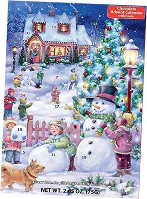 Snowman Celebration Chocolate Advent Calendar (Countdown to Christmas),2.65 OZ  - Image 1 of 4