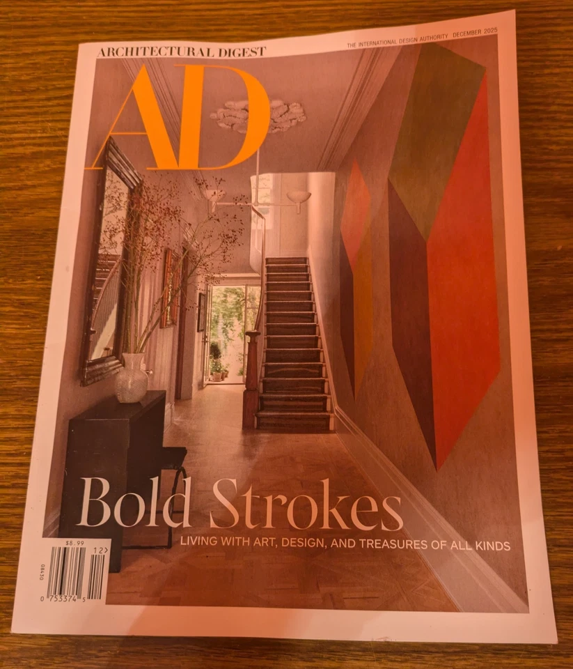 Architectural Digest Usa Magazine December 2025 Free Shipping Brand New - Image 1 of 1