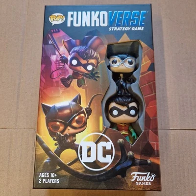 Pop Funko Funkoverse Strategy Game DC Comics 100 Robin and Catwoman Expansion - Image 1 of 2
