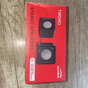 Speedlink TWOXO Stereo USB Lautsprecher Speaker Boxen 3,5mm Klinke PC Notebook - Bild 1 von 5
